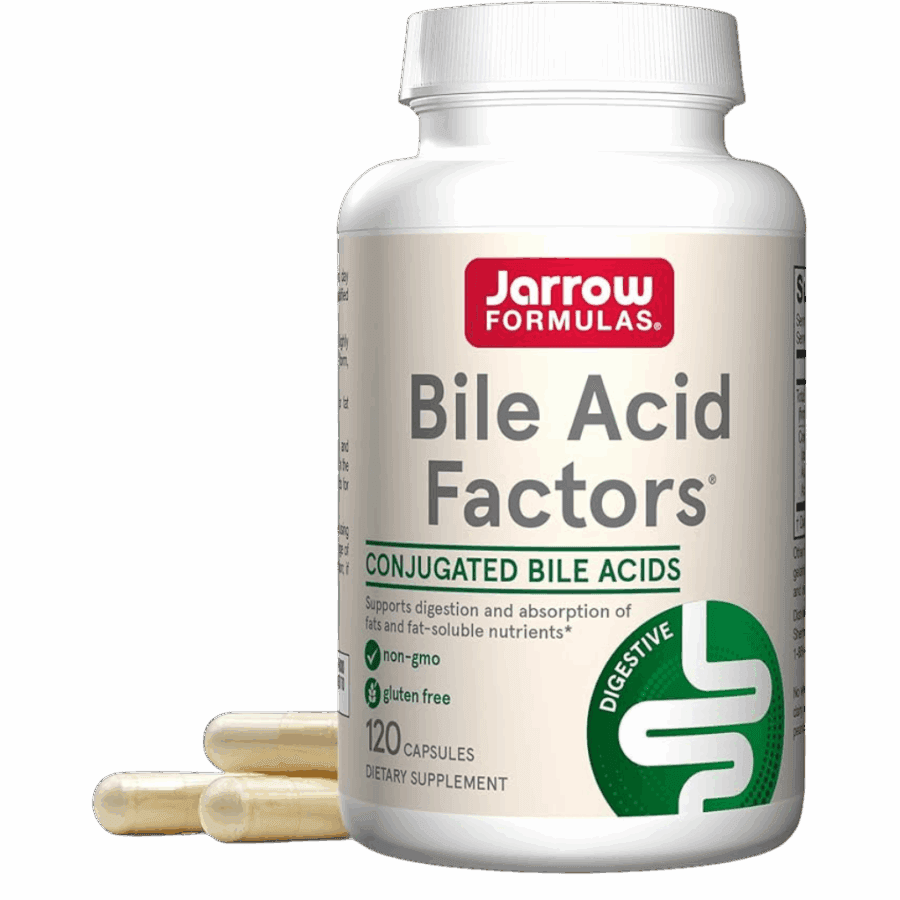 Jarrow Formulas | Bile Acid Factors | 120 x 250mg Capsules