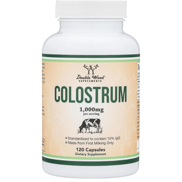 Double Wood Supplements | Colostrum Capsules | 120 x 500mg Capsules