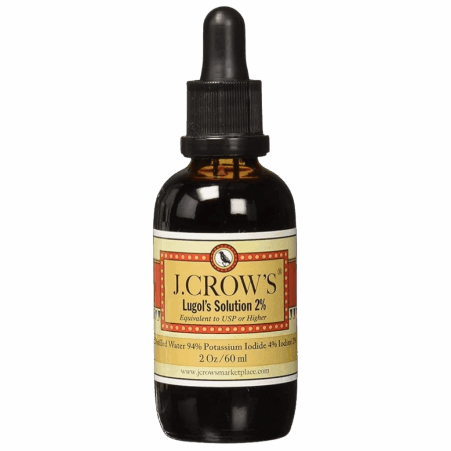 J.Crow’s | Iodine Lugol’s Solution 2% | 60ml (1200 Drops)