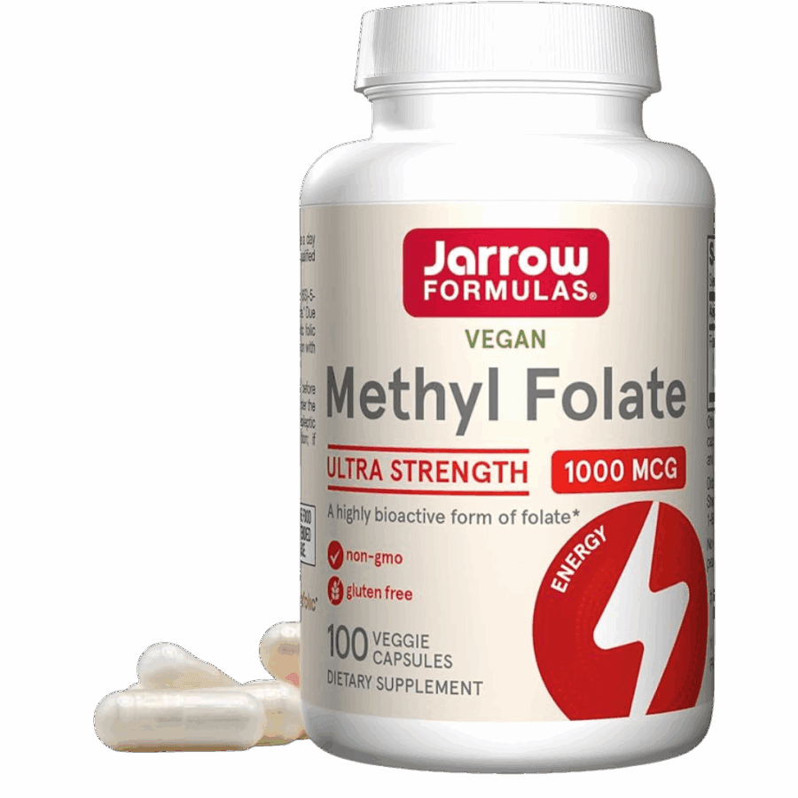 (Jarrow Formulas Methyl Folate 1000 (100 x 1000mcg Capsules