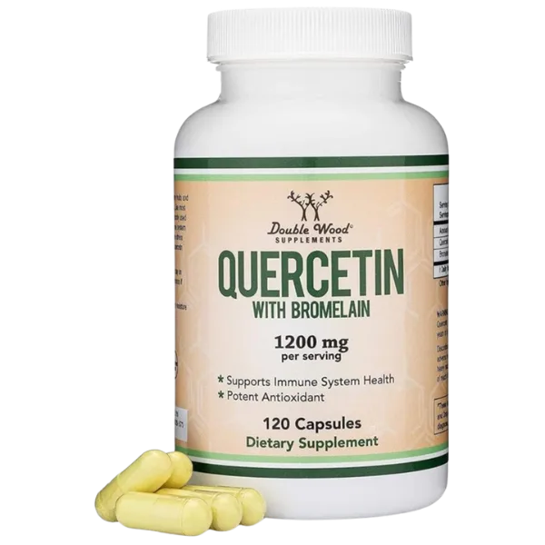 Double Wood Supplements | Quercetin with Bromelain | 120 x 600mg Capsules