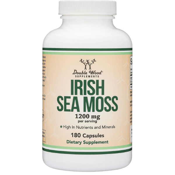 Double Wood Supplements | Irish Moss Extract | 180 x 600mg Capsules