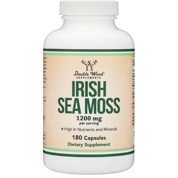 Double Wood Supplements | Irish Moss Extract | 180 x 600mg Capsules