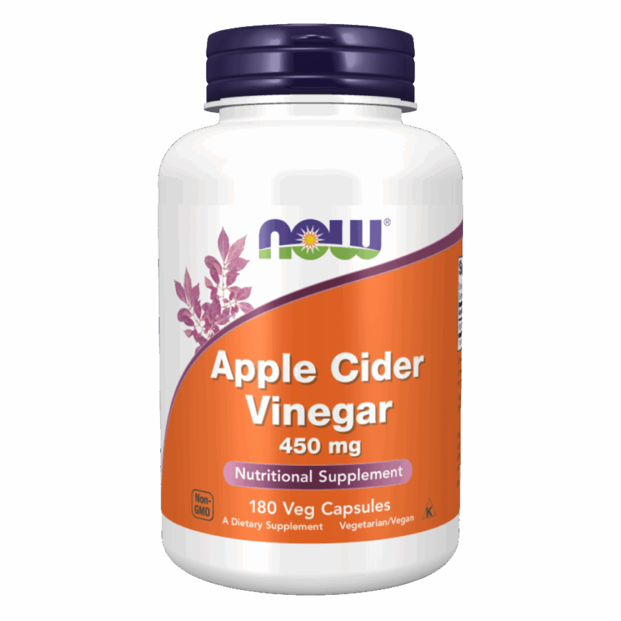 Now Foods | Apple Cider Vinegar (180 x 450mg Capsules) | 180 x 450mg Capsules