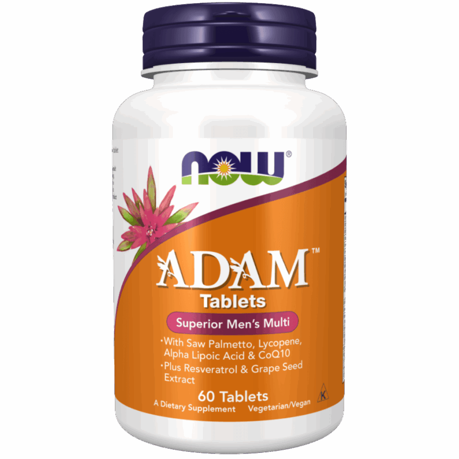 Now Foods | ADAM Men’s Multi (60 Tablets) | 60 Tablets