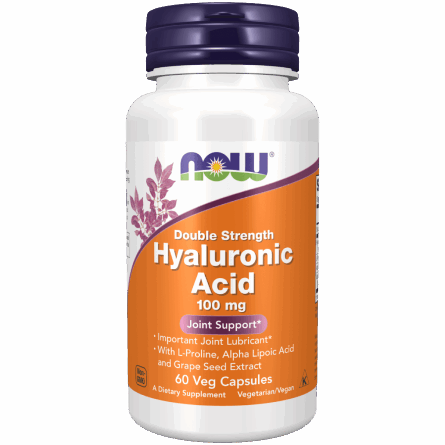 Now Foods | Hyaluronic Acid (60 x 100mg Capsules) | 60 x 100mg Capsules