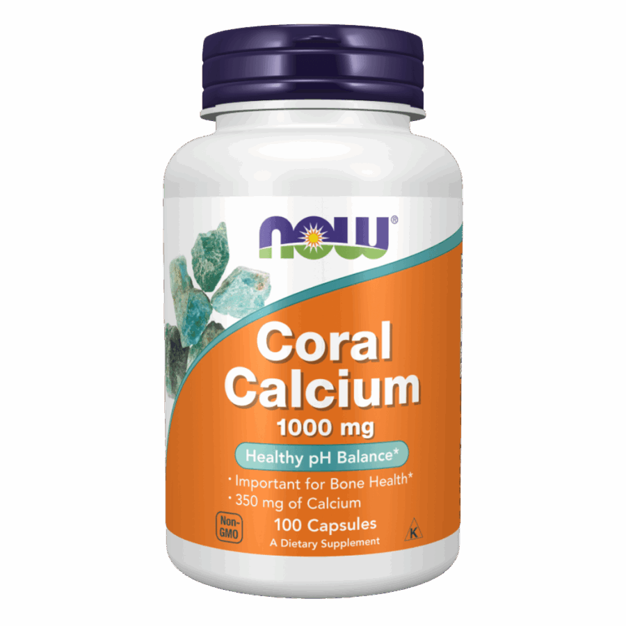 Now Foods | Coral Calcium | 100 x 1000mg Capsules
