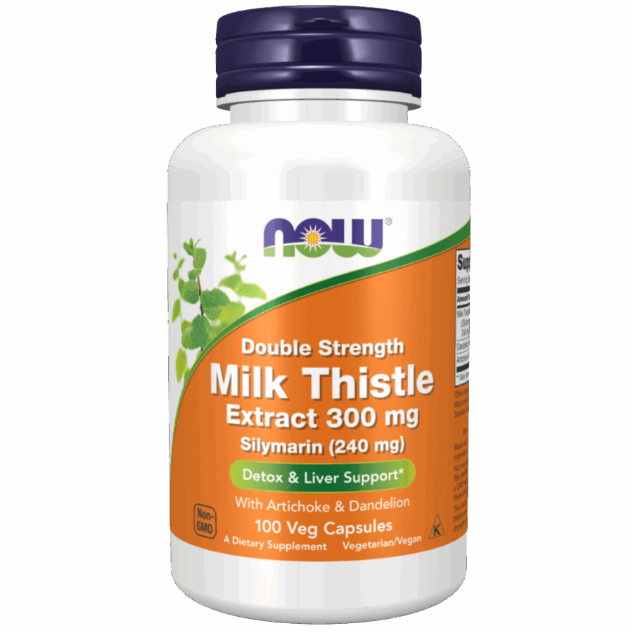 Now Foods | Milk Thistle Extract (100 x 300mg Capsules) | 100 x 300mg Capsules