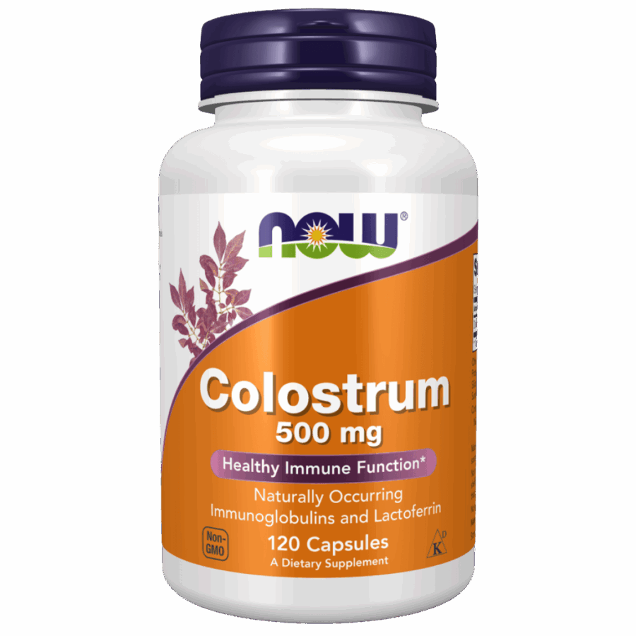 Now Foods | Colostrum Capsules (120 x 500mg) | 120 x 500mg Capsules