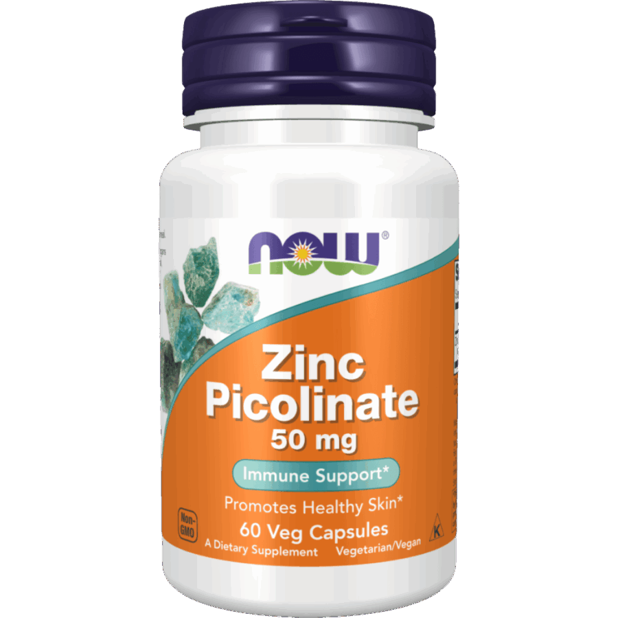 Now Foods | Zinc Picolinate | 60 x 50mg Capsules
