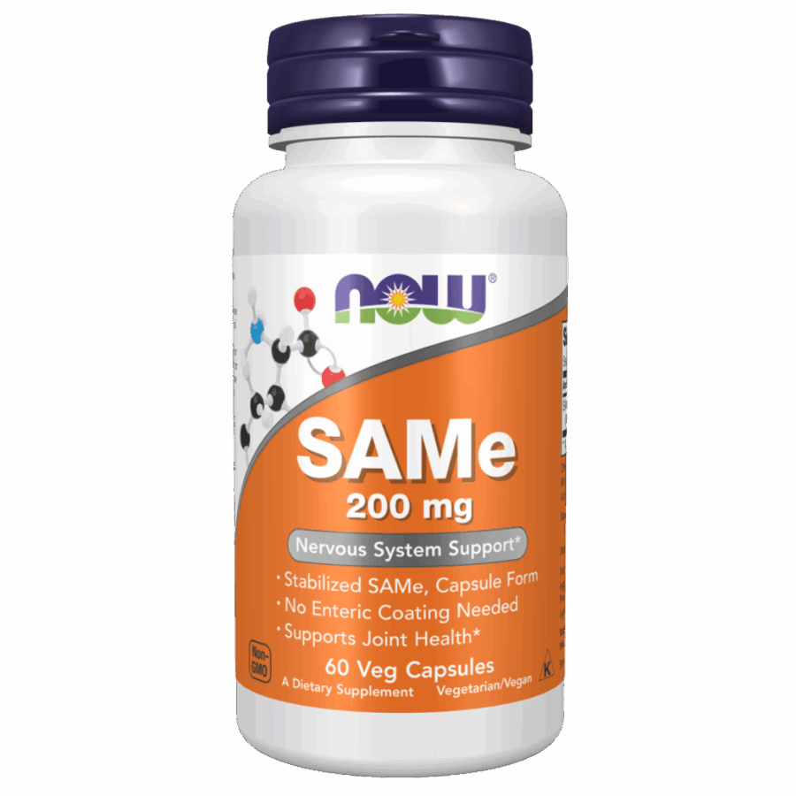 Now Foods | SAMe (60 x 200mg Capsules) | 60 x 200mg Capsules