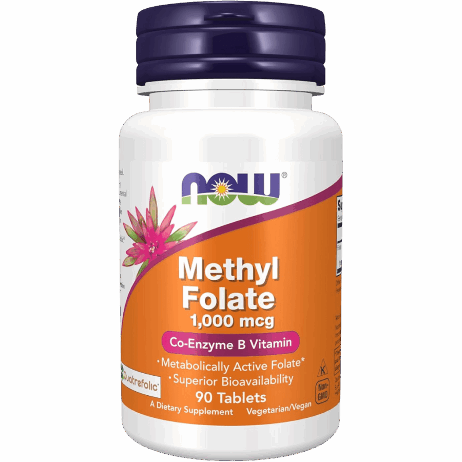 Now Foods | Methyl Folate 1000 | 90 x 1,000mg Tablets