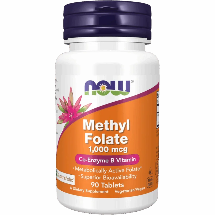 Now Foods | Methyl Folate 1000 | 90 x 1,000mg Tablets