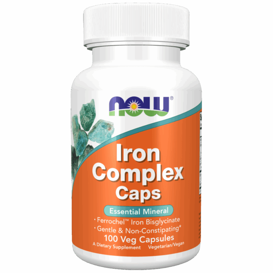 Now Foods | Iron Complex | 100 x Capsules