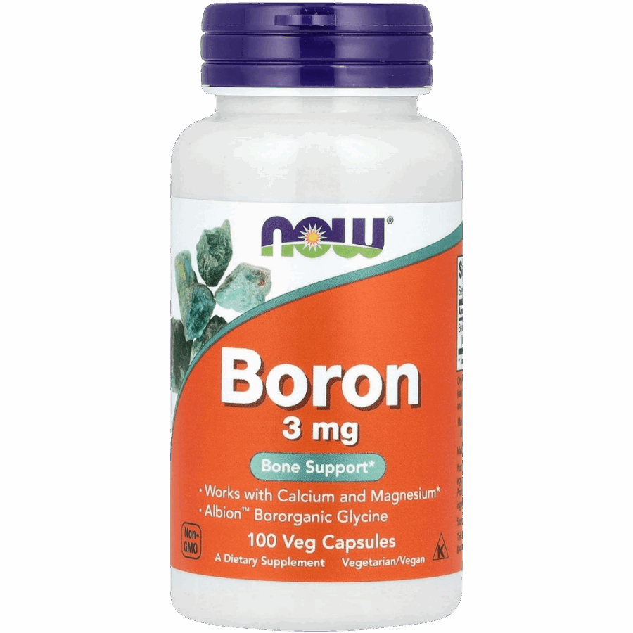 Now Foods | Boron | 100 x 3mg Capsules
