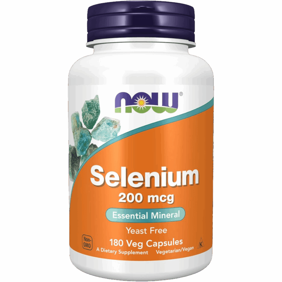 Now Foods | Selenium (180 x 200mcg Capsules) | 180 x 200mcg Capsules
