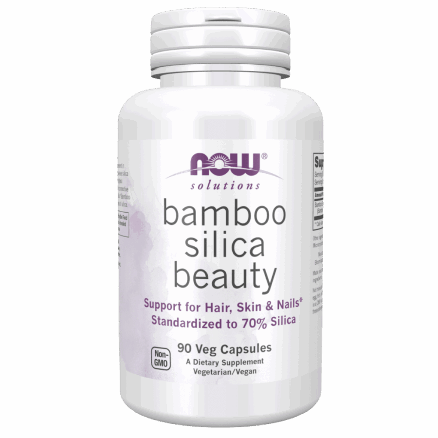 Now Foods | Silica Bamboo Beauty (90 x 380mg Capsules) | 90 x 380mg Capsules