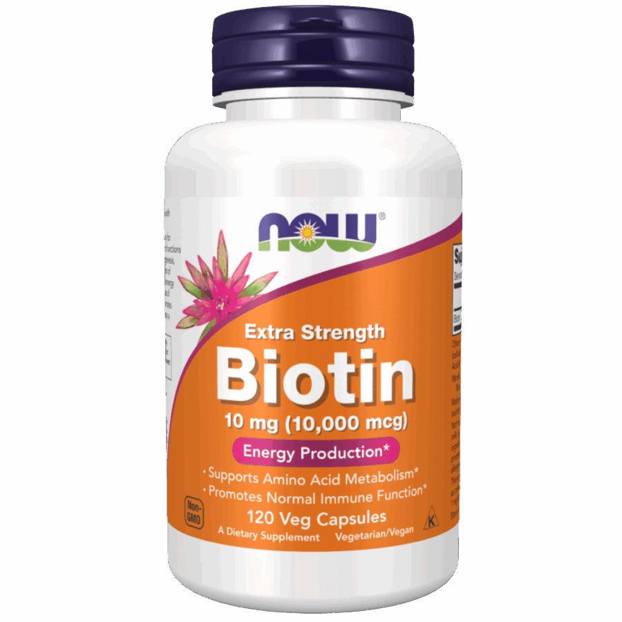 Now Foods | Biotin 10,000mcg (120) | 120 x 10,000mcg