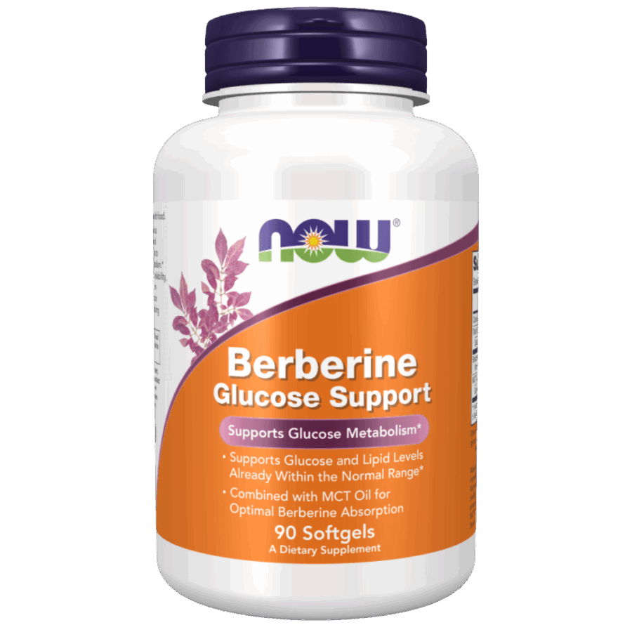 Now Foods | Berberine Glucose Support (90 Softgels) | 90 Softgels