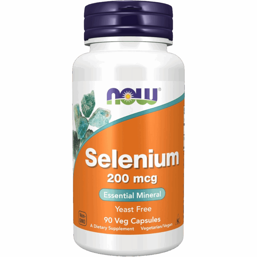 Now Foods | Selenium (90 x 200mcg Capsules) | 90 x 200mcg Capsules