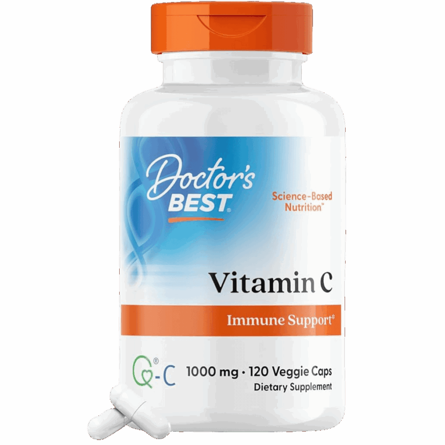 Doctor’s Best Vitamins | Vitamin C with Quali C Capsules (120 x 1000mg) | 120 x 1000mg Capsules