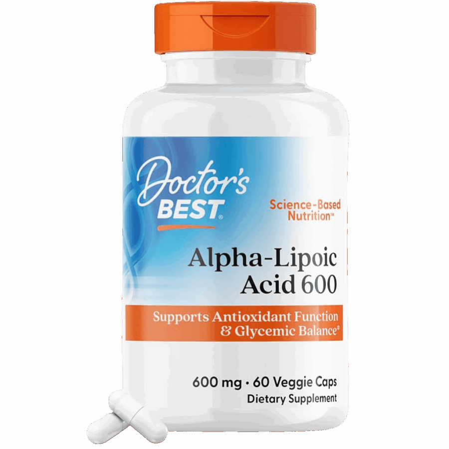 Doctor’s Best Vitamins | Alpha-Lipoic Acid (60 x 600mg Capsules) | 60 x 600mg Capsules