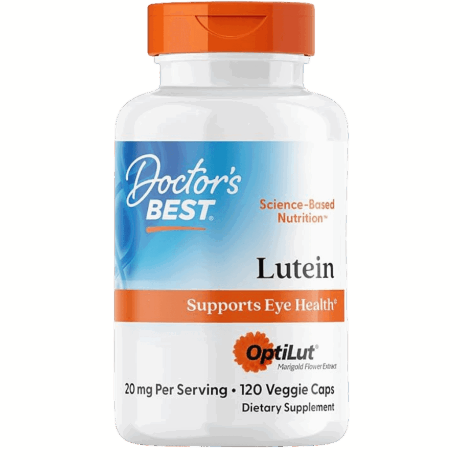 Doctor’s Best Vitamins | Lutein from OptiLut (120 x 12mg Capsules) | 120 x 12mg Capsules