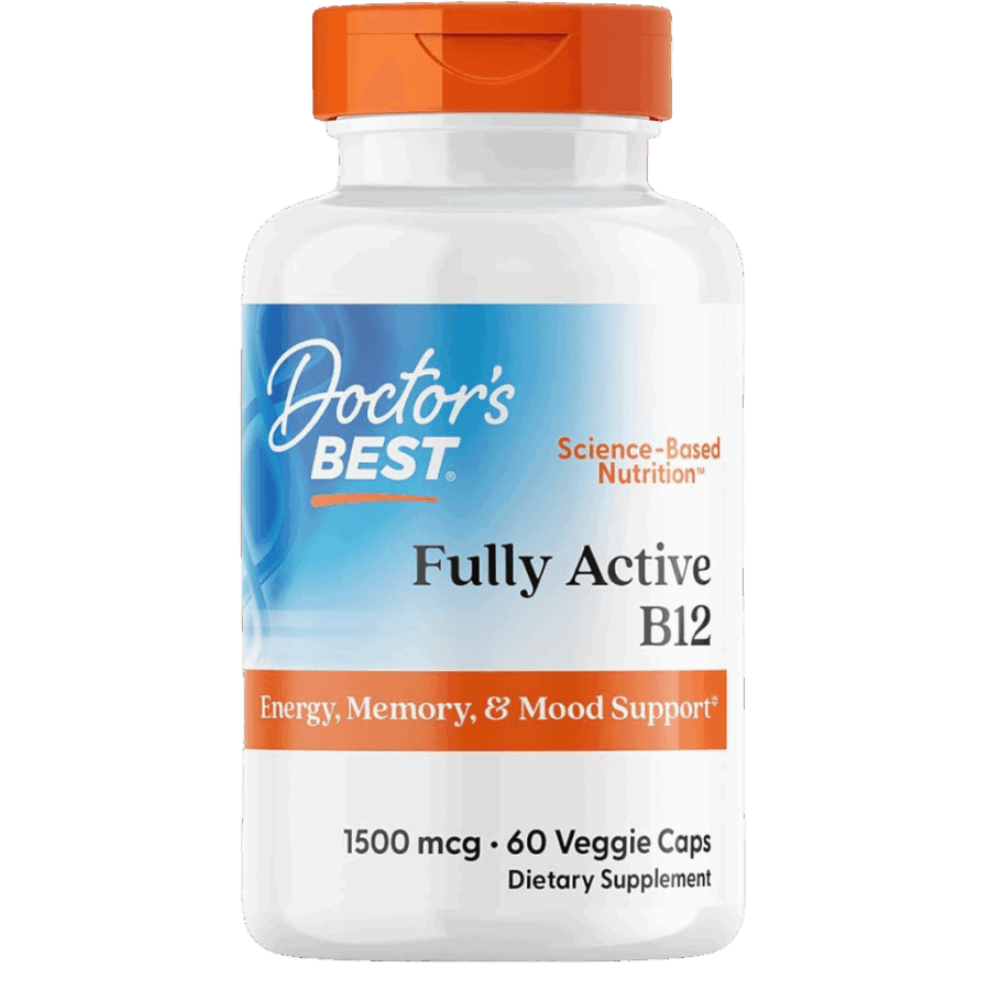 Doctor’s Best Vitamins | Fully Active Methyl B-12 (60 x 1500mcg Capsules) | 60 x 1500mcg Capsules