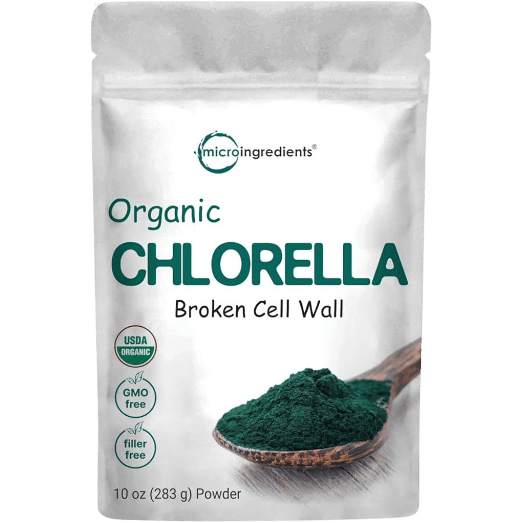 Organic chlorella microingredients