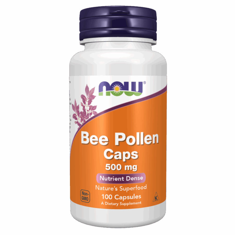 Now Foods | Bee Pollen |100 x 500mg Capsules