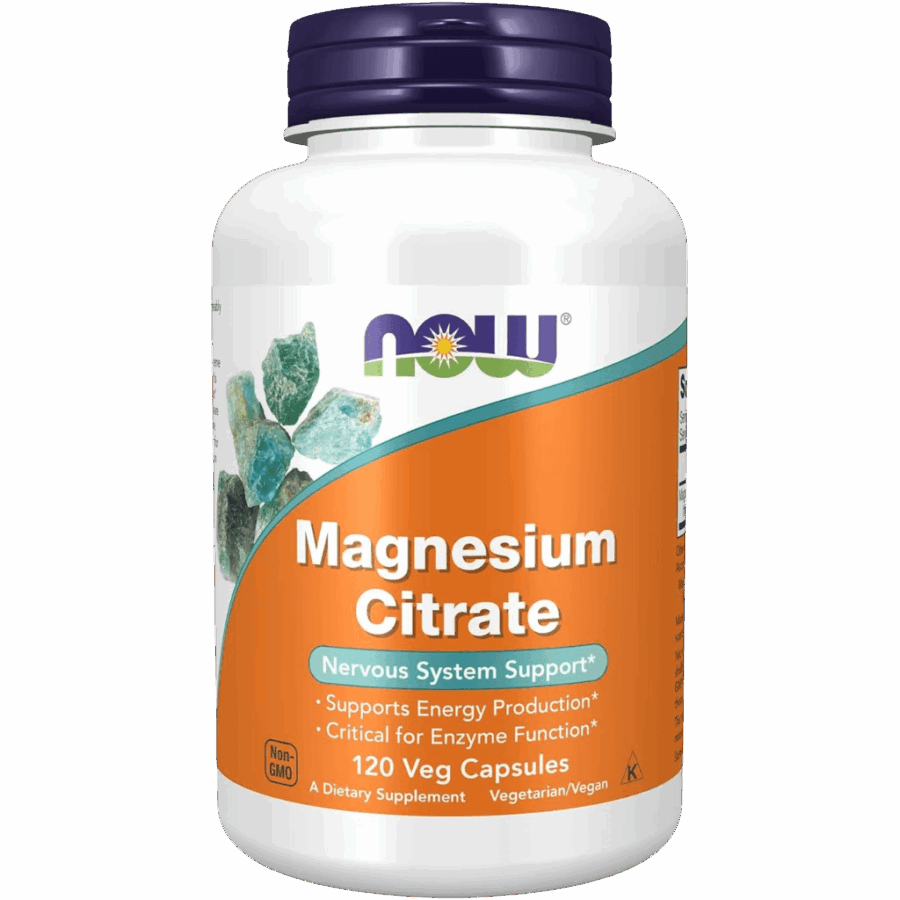 Now Foods | Magnesium Citrate | 120 x 133.3mg Capsules