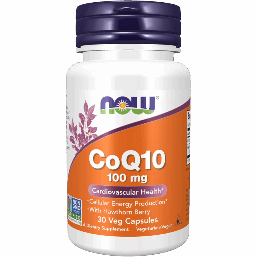Now Foods | CoQ10 | 30 x 100mg Capsules