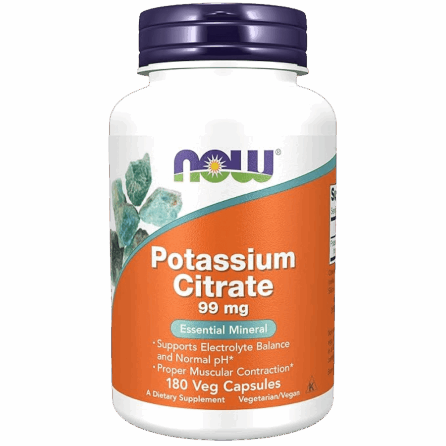 Now Foods | Potassium Citrate | 180 x 99mg Capsules