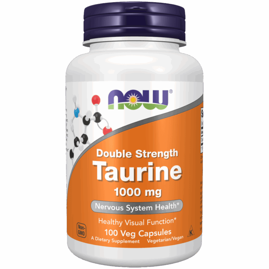 Now Foods | Taurine (100 x 1000mg Capsules) | 100 x 1000mg Capsules