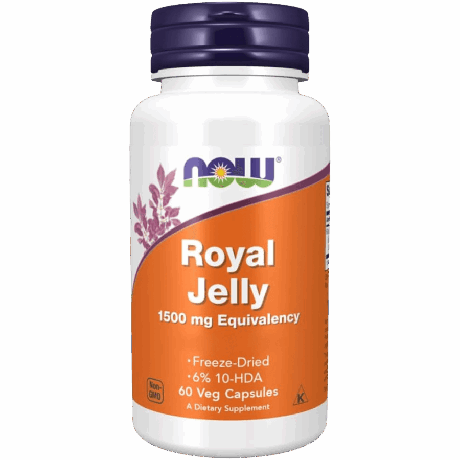Now Foods | Royal Jelly 1500 | 60 x 500mg Capsules