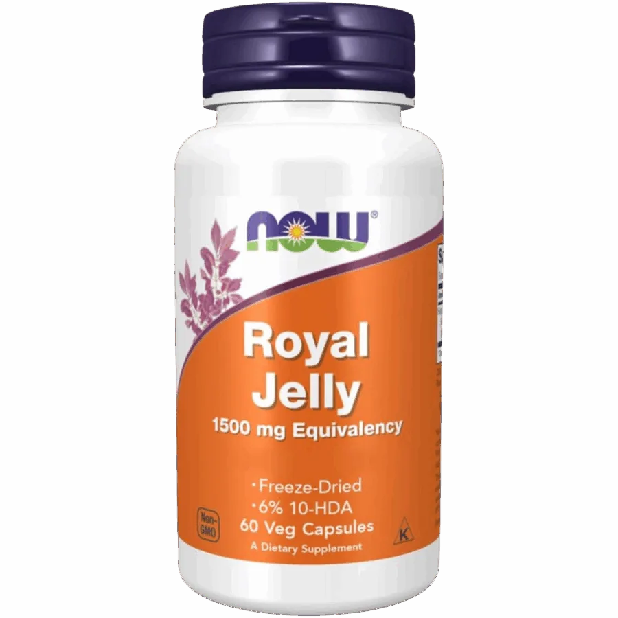 Now Foods | Royal Jelly 1500 | 60 x 500mg Capsules