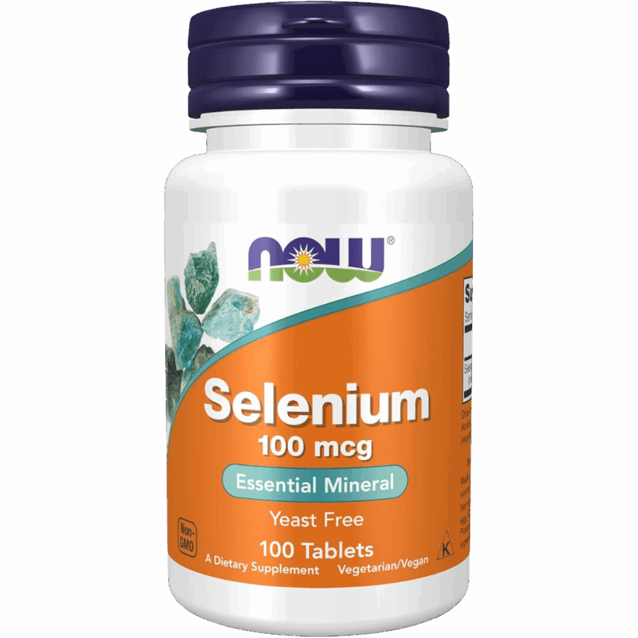 Now Foods | Selenium (100 x 100mcg Tablets) | 100 x 100mcg Tablets