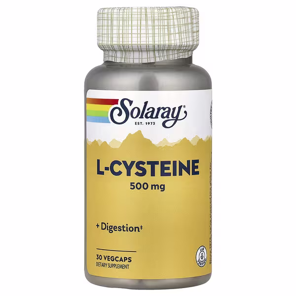 L-Cystine (30 x 500mg Capsules) | 30 x 500mg Capsules | Solaray
