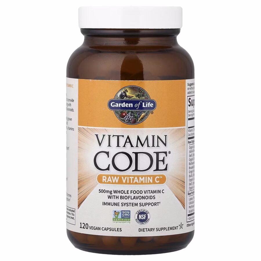Vitamin Code RAW Vitamin C | 120 Capsules | Garden of Life