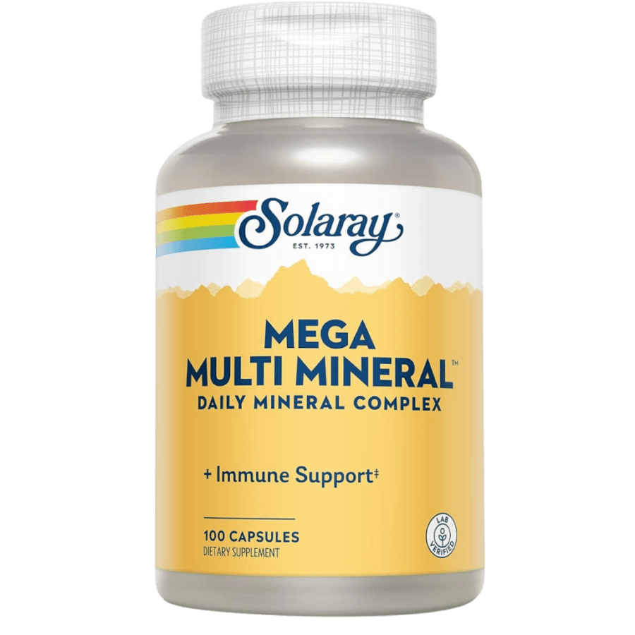 Chelated Mega Multi Mineral | 100 Capsules | Solaray