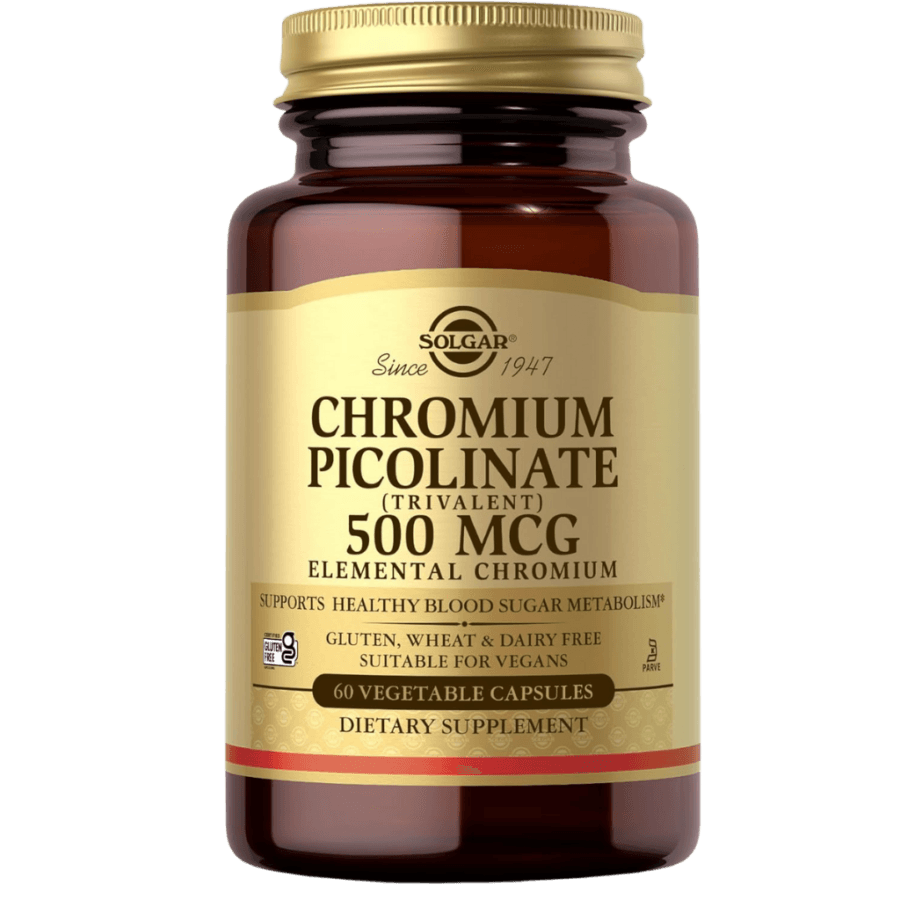 Chromium Picolinate | 60 x 500mg Capsules | Solgar