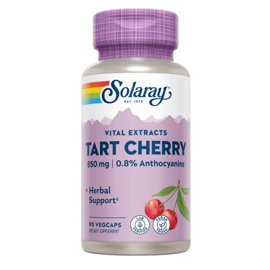Tart Cherry Extracts | 90 x 425mg Capsules | Solaray