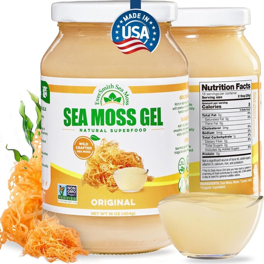 Wild Crafted Sea Moss Gel (473ml) | True Sea Moss