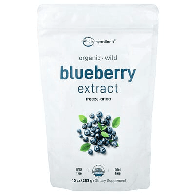 Organic Blueberry Extract, Freeze-Dried | 283g | Micro Ingredients