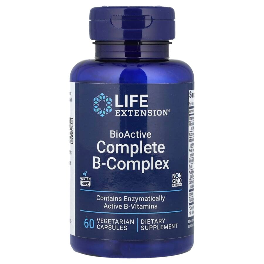 BioActive B Complex | 60 Capsules | Life Extension