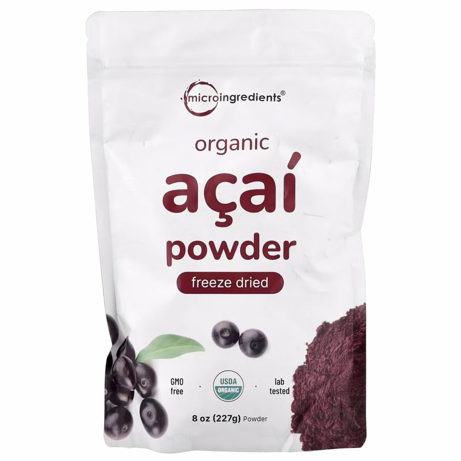 Organic Acai Powder, Freeze Dried | 227g | Micro Ingredients