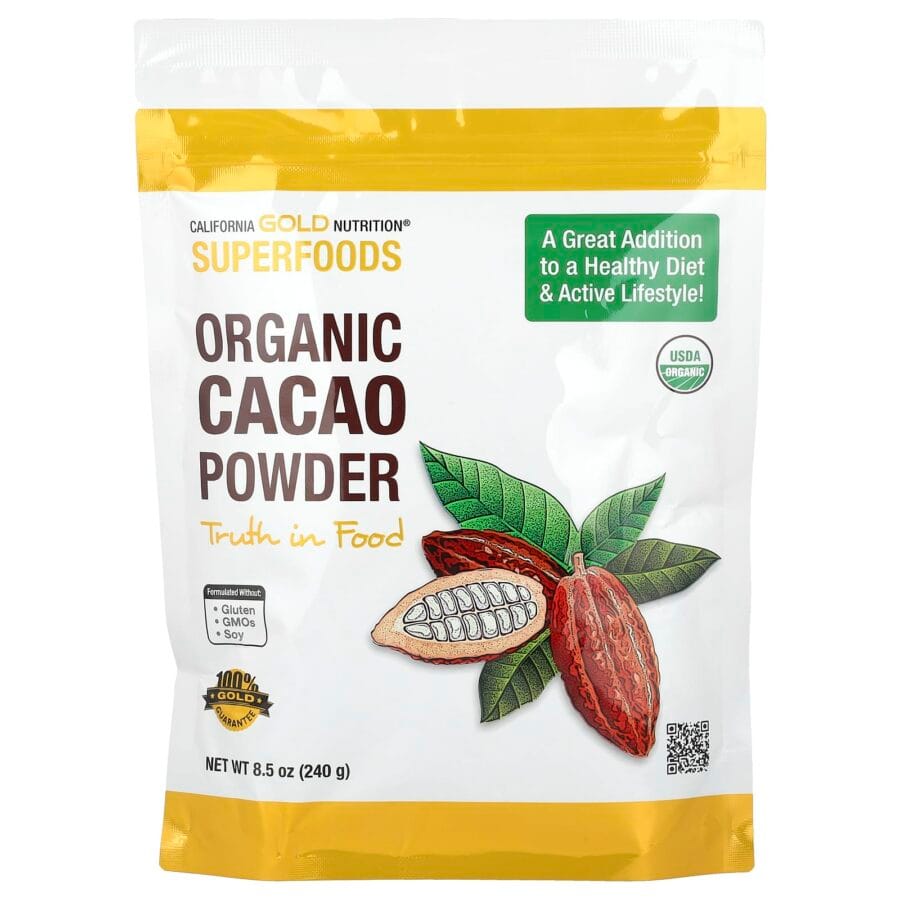 Organic Cacao Powder | 240g | California Gold Nutrition