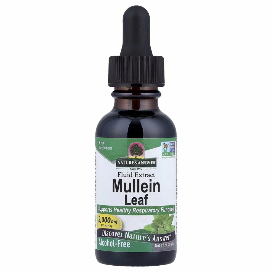 Mullein Leaf Fluid Extract Drops | 30ml | Nature's Answer