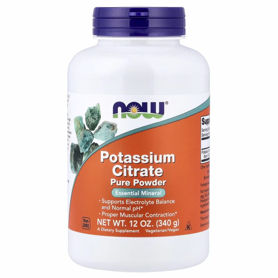 Potassium Citrate Pure Powder | 340g | Now Foods