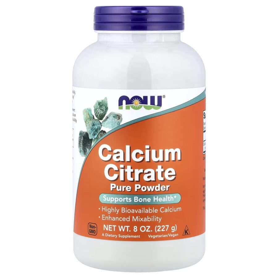 Calcium Citrate Pure Powder | 227g | Now Foods